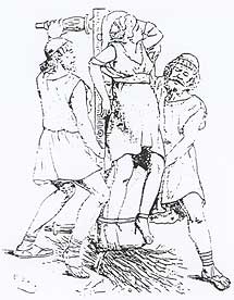 plaatje: Aantekeningen van de lezing �Jonge moeders, miskramen en dood in het kraambed in de Romeinse Oudheid,� van Drs. Christian Laes op 26 maart 2004, Rijksuniversiteit Leiden.